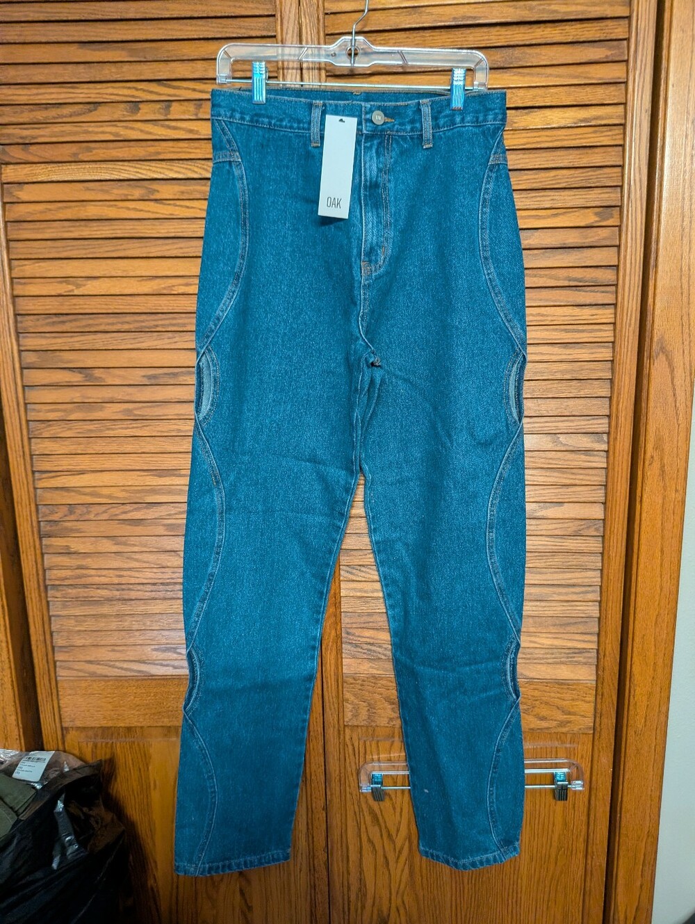 Oak NWT Blue Jeans With Side Cutouts Women's Size 29